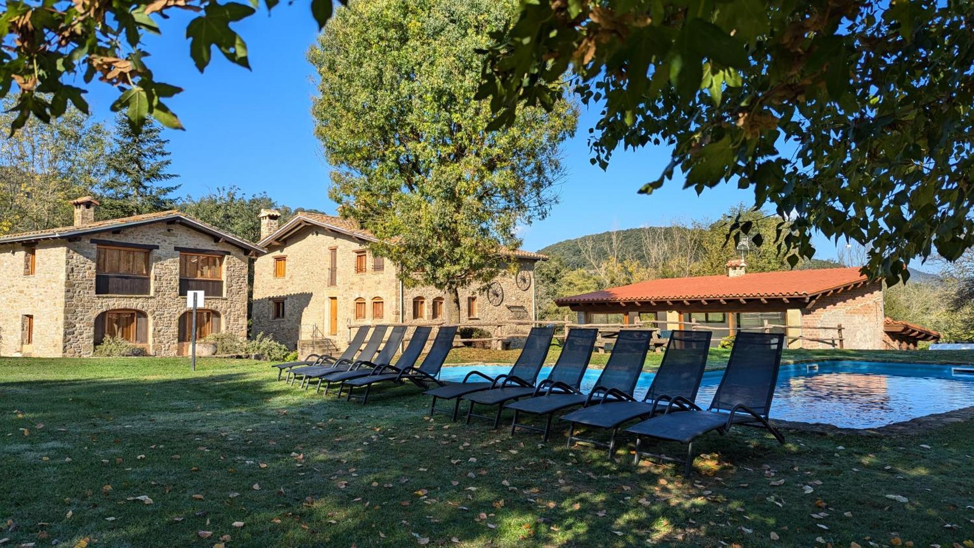 Apartamento Mas El Carrer Santa Pau Exterior foto